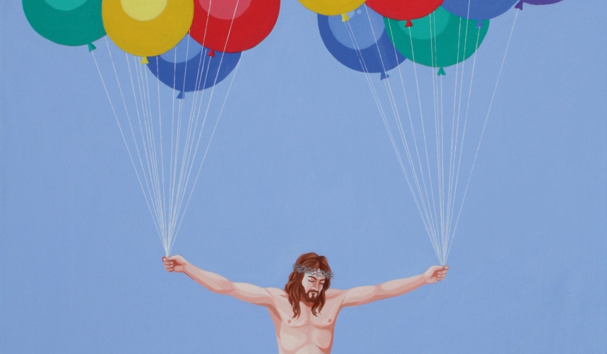 Cristo dei palloncini - Giuseppe Veneziano